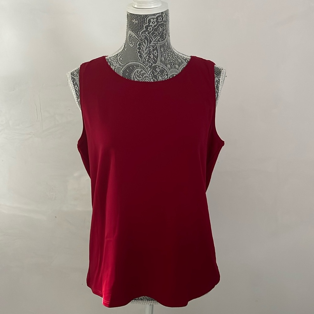 NWOT Eileen Fosher stretchy rayon tank Sz L